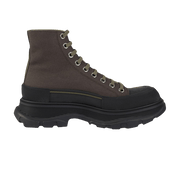 Alexander McQueen Tread Slick Boots Brown Khaki