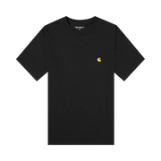Carhartt WIP Shorts-Sleeve Chase T-Shirt Black/Gold