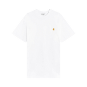 Carhartt WIP Shorts-Sleeve Chase T-Shirt White/Gold