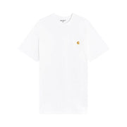 Carhartt WIP Shorts-Sleeve Chase T-Shirt White/Gold