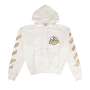 Off-White Tape Arrows Over Hoodie White/Beige