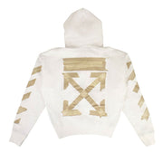 Off-White Tape Arrows Over Hoodie White/Beige