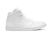 Air Jordan 1 Mid Triple White 2020