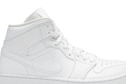 Air Jordan 1 Mid Triple White 2020