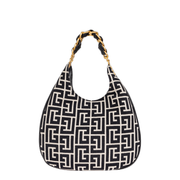 1945 Soft Hobo Large Monogrammed Jacquard Tote Bag