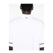 Rugby Fit RWB Stripe Shorts Sleeve Polo Shirt