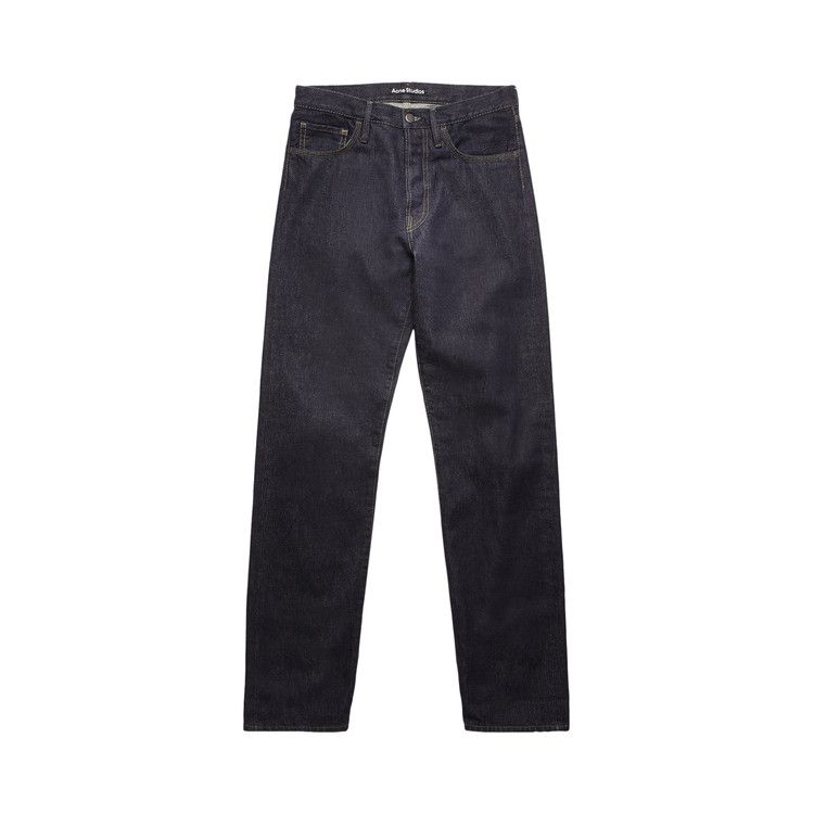 Acne Studios Face Patch Jeans Black
