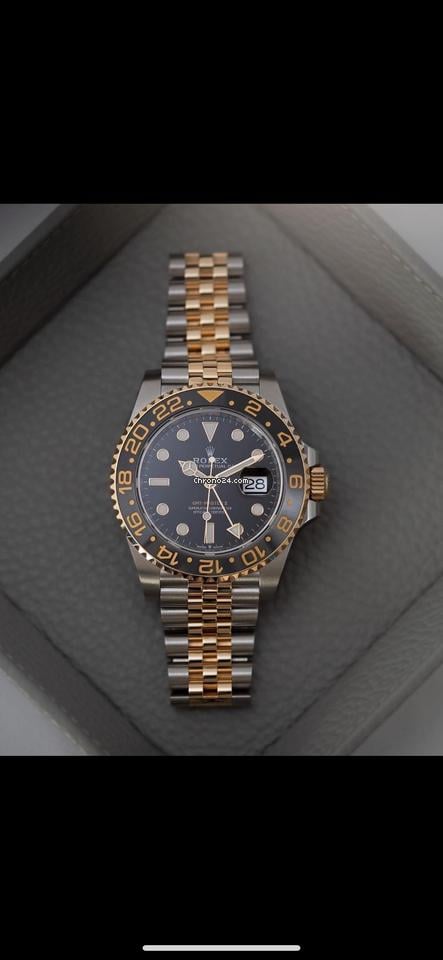 Rolex | GMT-Master II | 126713 | Steel | 40 mm | Gold/Steel | Black | Automatic