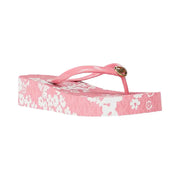 Michael Kors Bedford Printed Signature Logo Flip Flop Carnation