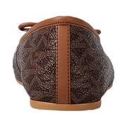 Savannah Signature Logo Ballet Flat BROWN