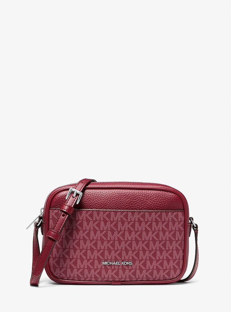 Jet Set Travel Small Signature Logo Camera Crossbody Bag