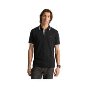 Greenwich Cotton Polo Shirt BLACK