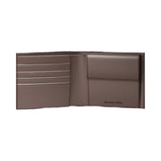 Michael Kors Cooper Logo Billfold Wallet With Coin Pouch CAMEL