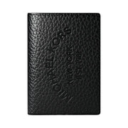Michael Kors Cooper Pebbled Leather Bi-Fold Card Case Black
