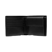 Michael Kors Cooper Pebbled Leather Billfold Wallet With Coin Pouch Black