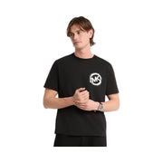Michael Kors Graphic Logo Cotton Jersey T-Shirt BLACK