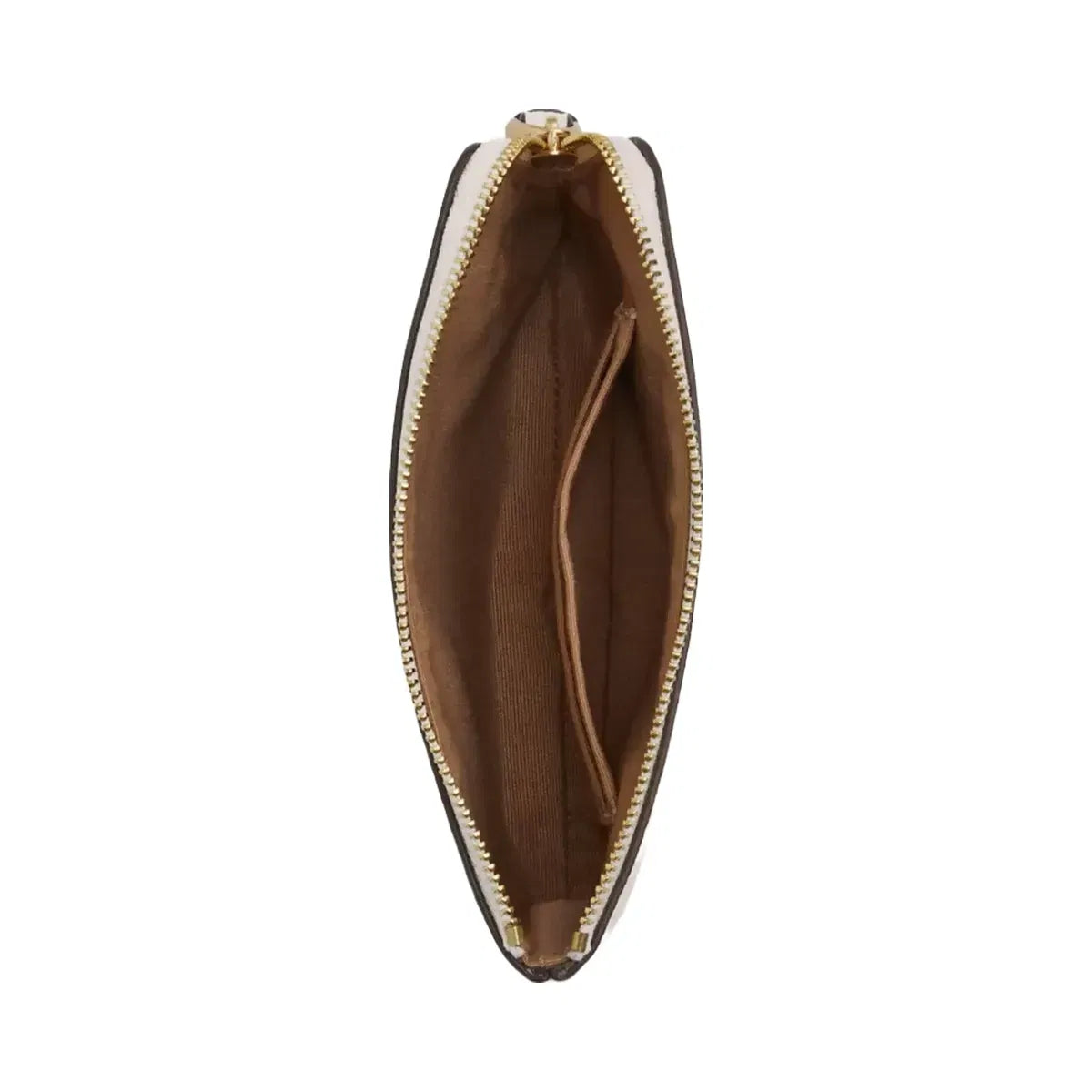 Coach Corner Zip Wristlet in Gold Chalk