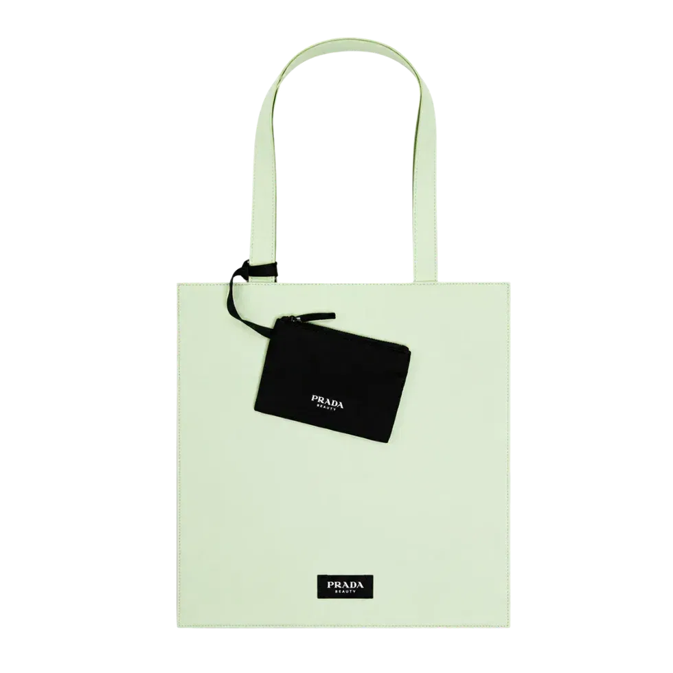 Prada Beauty Reversible Tote Bag - Black & Green