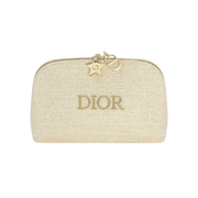 Dior Holiday 2024 Makeup Pouch with Star and CD Logo Chain