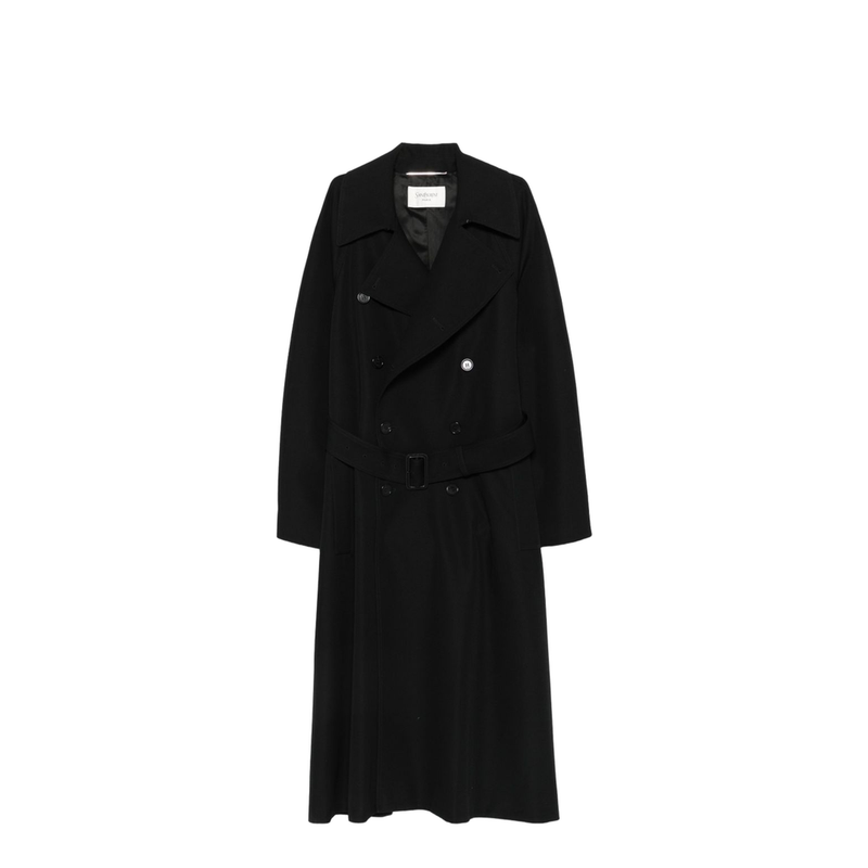 Long Wool Coats - Black