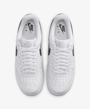 Nike | AIR FORCE 1 '07 SE { WHITE/BLACK - METALLIC SILVER