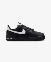 Nike | AIR FORCE 1 '07 SE { BLACK/WHITE - METALLIC SILVER