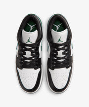 Air Jordan JORDAN | AIR JORDAN 1 LOW { BLACK/SUMMIT WHITE - GORGE GREEN