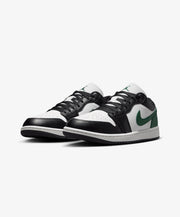 Air Jordan JORDAN | AIR JORDAN 1 LOW { BLACK/SUMMIT WHITE - GORGE GREEN