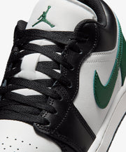 Air Jordan JORDAN | AIR JORDAN 1 LOW { BLACK/SUMMIT WHITE - GORGE GREEN