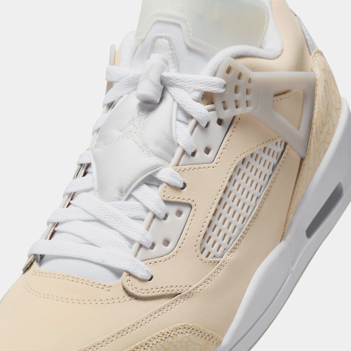 Air Jordan Spizike Low Mens Basketball Shoes (Sand Drift/White/White/Vast Grey)