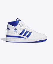 ADIDAS ORIGINALS | FORUM MID { CLOUD WHITE/ROYAL BLUE