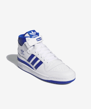 ADIDAS ORIGINALS | FORUM MID { CLOUD WHITE/ROYAL BLUE