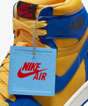 Air Jordan Jordan | AIR JORDAN 1 RETRO HIGH OG { VARSITY MAIZE/GAME ROYAL - SAIL