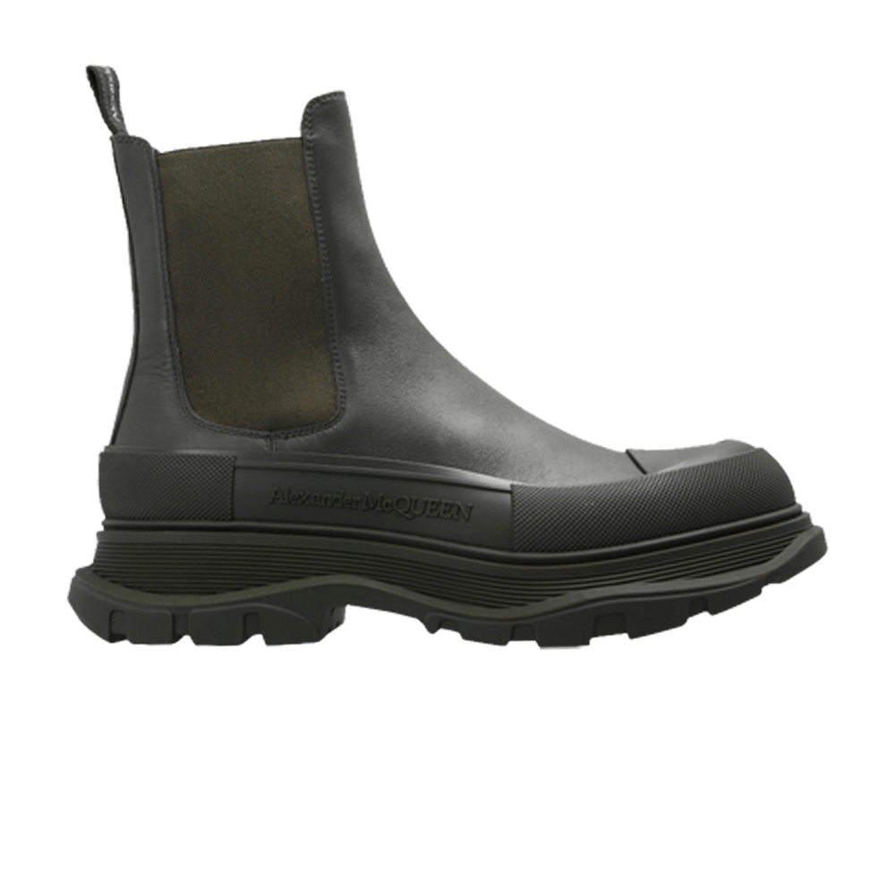 Alexander McQueen Tread Slick Boots Khaki