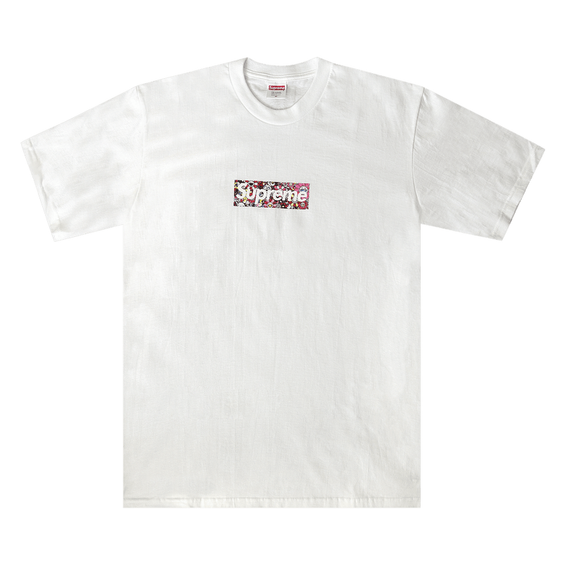 Supreme x Murakami COVID-19 Relief Box Logo T-Shirt White