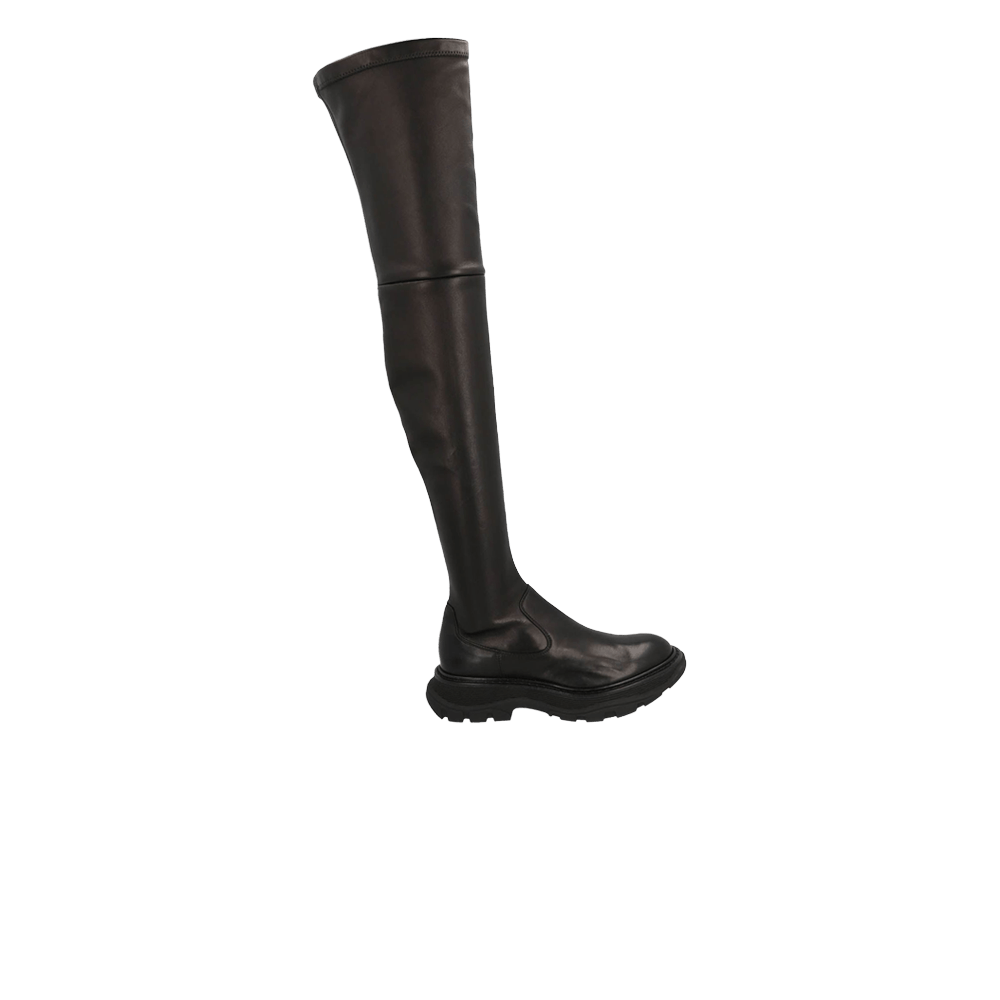 Alexander McQueen Wmns Tread Slick Tall Boot 'Black'