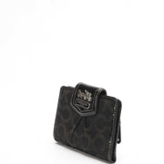 Coach Signature Denim Black Bifold Wallet