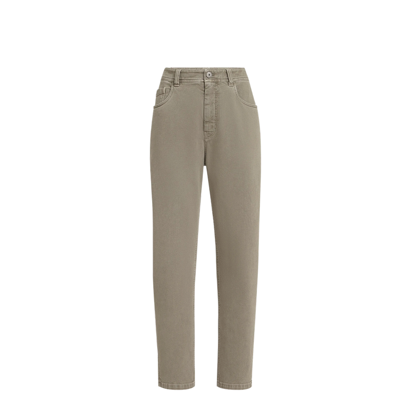 Women's Five Pocket Jeans - Gray