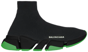 Balenciaga Speed 2.0 Sneaker Clear Sole - Black Neon Green