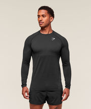 Gymshark Vital Long Sleeve T - Shirt Black