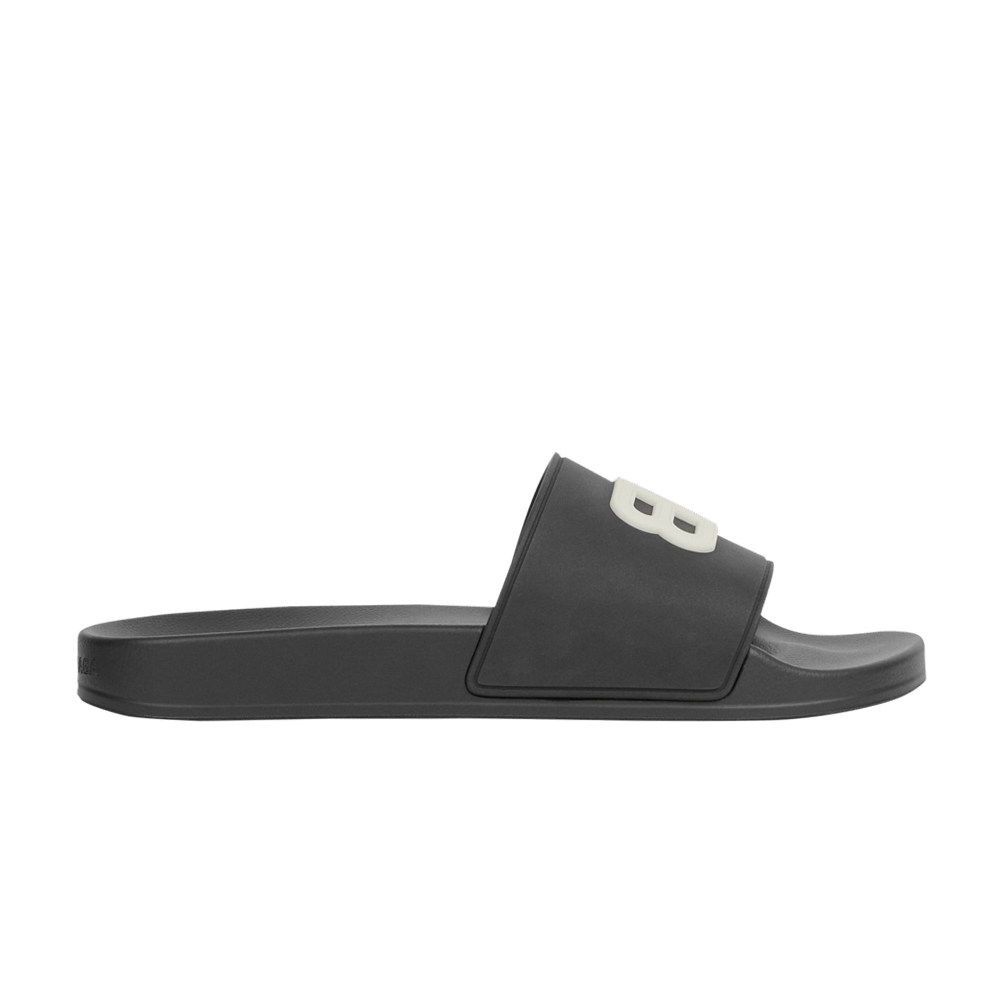 Balenciaga Pool Slides 3D BB Glow Logo