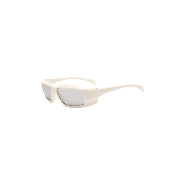 Rick Owens Rick Sunglasses Cream/Silver