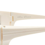Rick Owens Rick Sunglasses Cream/Silver