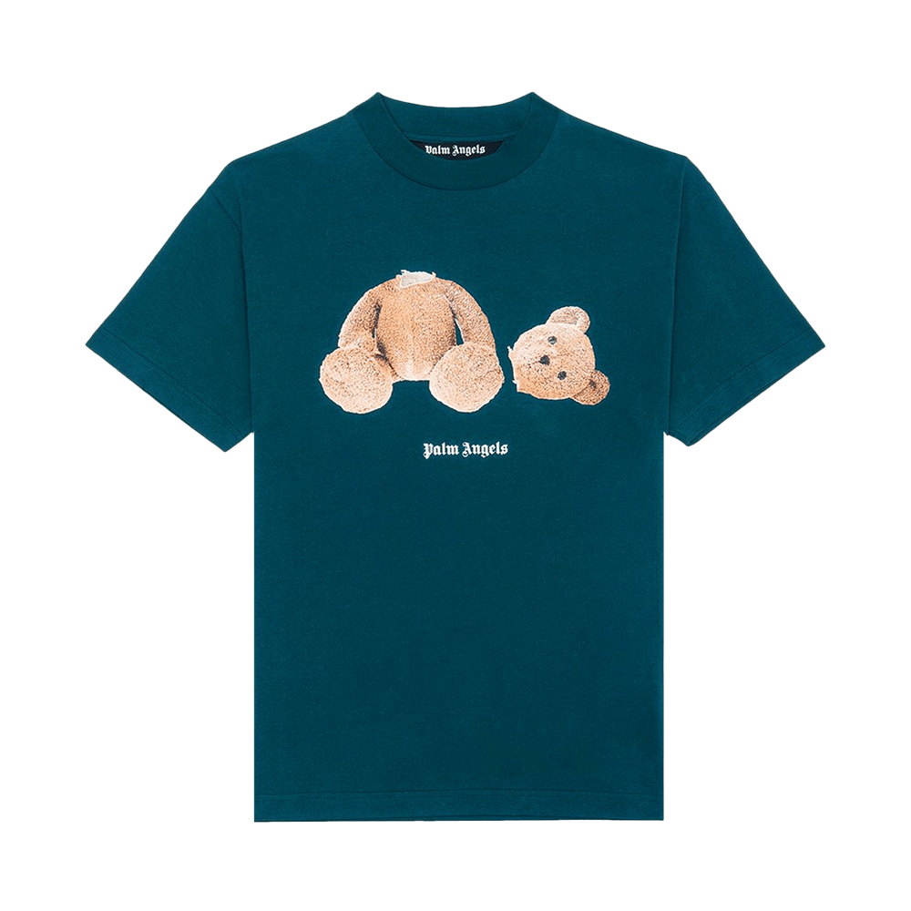Palm Angels Bear T-Shirt Forest Green/Brown