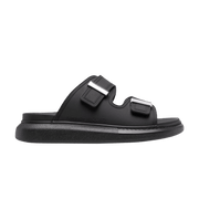 Alexander McQueen Hybrid Double Buckle Sandal Black
