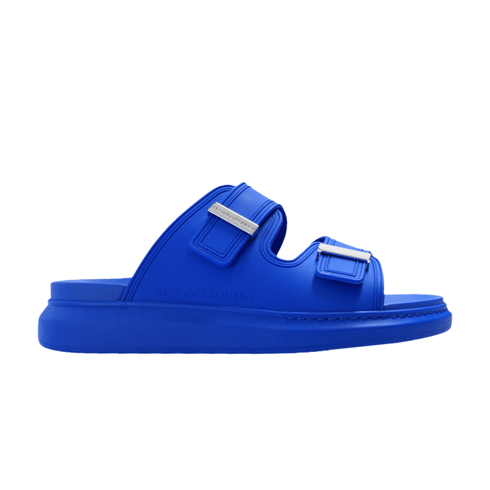 Alexander McQueen Hybrid Double Buckle Sandal Blue