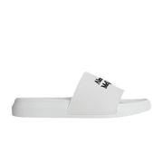 Alexander McQueen Logo Pool Slides White