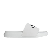 Alexander McQueen Logo Pool Slides White