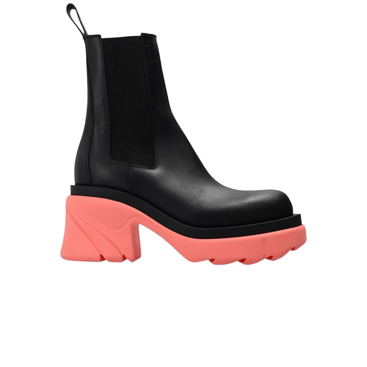 Bottega Veneta Wmns Flash Chelsea Boot 'Black Flamingo'