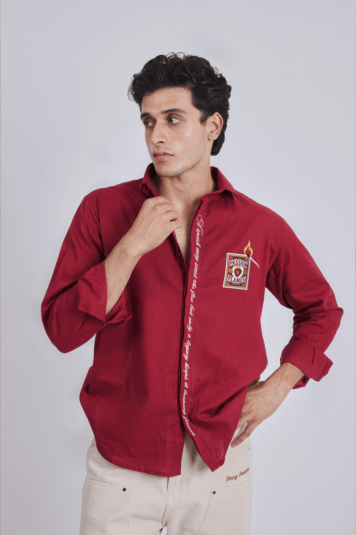 Young Grandpa WILDFIRE LINEN SHIRT